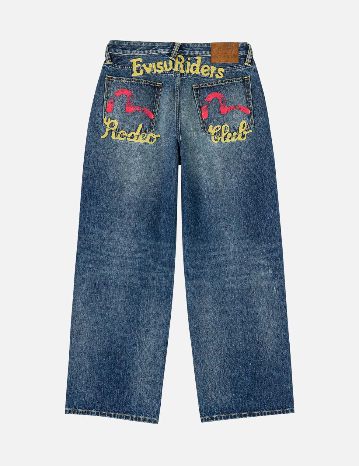 Heavy Washed and Distressed Jeans